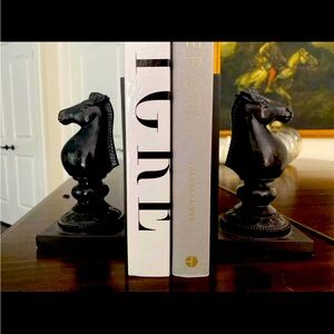 Horse Head Chess Piece Book Ends